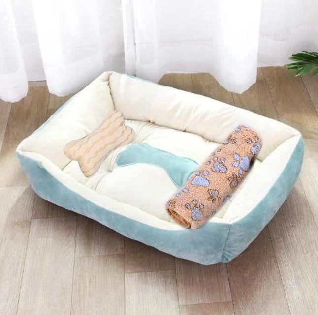 Cozy Plush Dog Bed