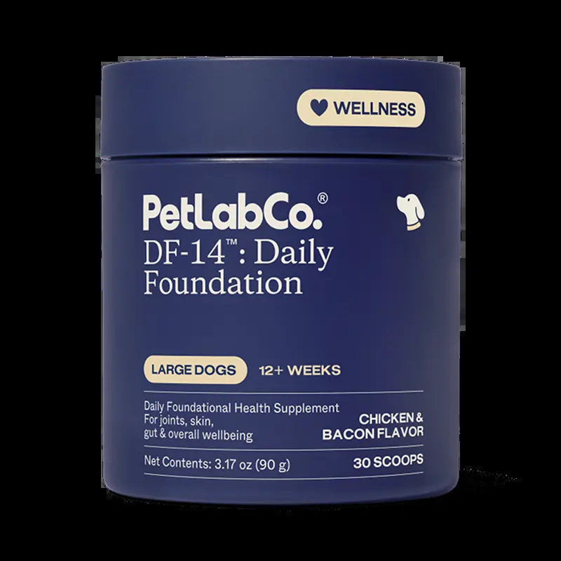 DF-14 Daily Foundation: 14-In-1 Multifunctional Dog Supplement Powder - Longevity Support Made Simple with One Easy Daily Scoop