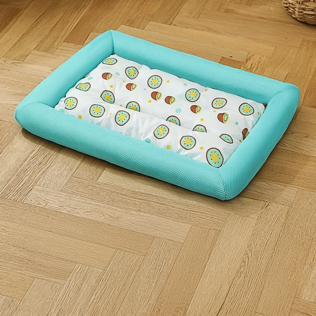 Summer Cooling Pet Cat Bed Cushion Ice Pad Dog Sleeping Square Mat for Puppy Dogs Cats Pet Kennel Top Quality Cool Cold