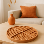 8 Inch Silicone Lick Mat Khaki