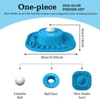 Pawlove Food Slow Feeder Bowl - Anti-Slip Ball-In Design, 3/4 Cup Capacity Neater Feeder for Liquid Treats, Bone Broth, Anxiety Relief Licking Bowl, Dishwasher Safe, Post-Op Feeding Toy for All Dog Breeds | Pet Supplies