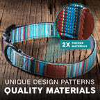 Embark Adventure Small Dog Collar – Stylish, Durable Nylon, Adjustable & Comfortable, Strong Buckle, Unisex