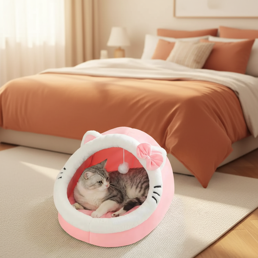 4-Season Cave Cat Bed