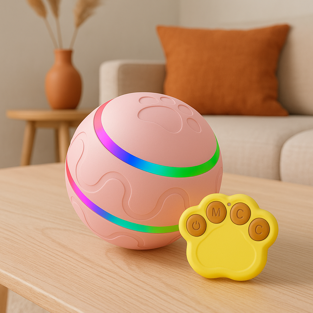 Springtok Automatic Rolling Ball Dog Toy