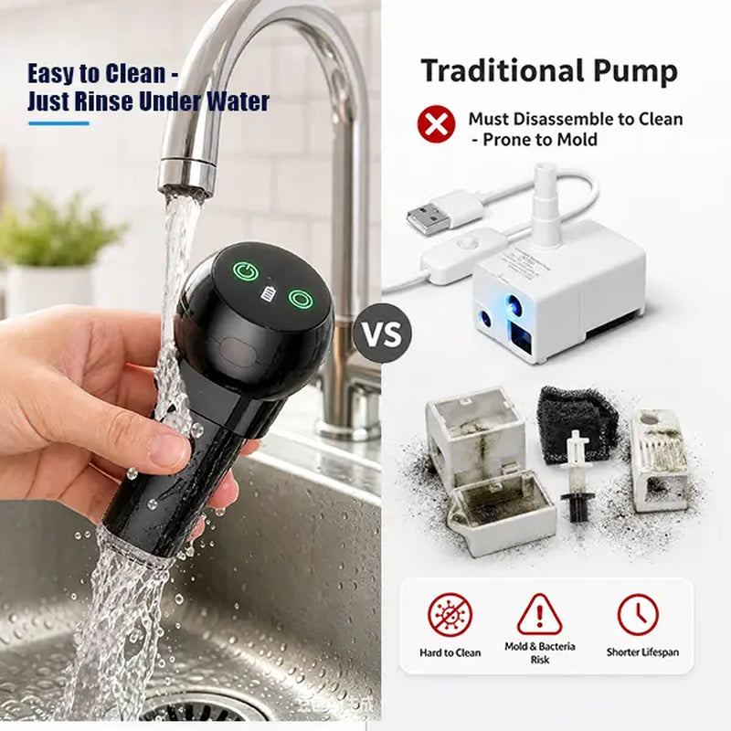 Cfume 2026 New Model Smart Infrared Sensor Automatic Water Dispensing Fountains for Cats - 304 Stainless Steel 3L 5000Mah Pump-Free Design with 4-Layer Filtration, Ultra-Quiet, Dry-Burn Prevention, Water Level Indicator