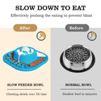 Pawlove Food Slow Feeder Bowl - Anti-Slip Ball-In Design, 3/4 Cup Capacity Neater Feeder for Liquid Treats, Bone Broth, Anxiety Relief Licking Bowl, Dishwasher Safe, Post-Op Feeding Toy for All Dog Breeds | Pet Supplies