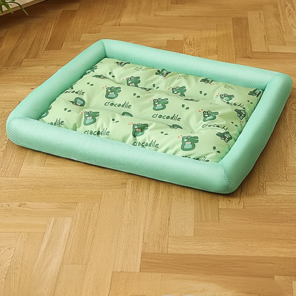 Summer Cooling Pet Cat Bed Cushion Ice Pad Dog Sleeping Square Mat for Puppy Dogs Cats Pet Kennel Top Quality Cool Cold