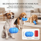 Smartwell Smart Interactive Dog Toy Motion Activated Moving Ball with 25 Second Voice Recording Quiet Mode for Small and Medium Dogs Indoor Play