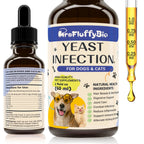Dog Ear & Skin Relief Drops, Yeast Infection Treatment for Dogs – 60Ml | Soothes Itching, Supports Healthy Ears & Skin, Allergy Relief for Puppies & Dogs