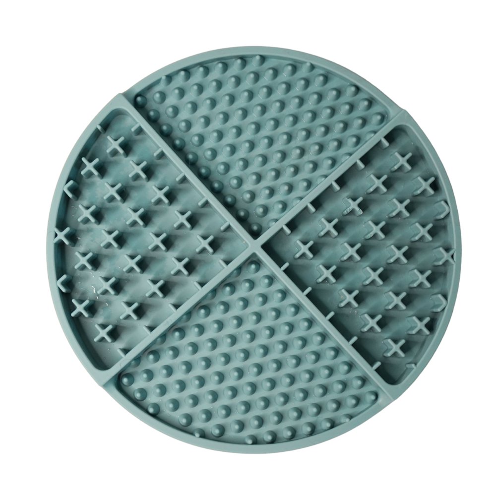 8 Inch Blue Silicone Lick Mat