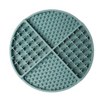 8 Inch Blue Silicone Lick Mat