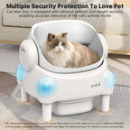 Best Seller | TAYACICY Open-Top Self - Cleaning Litter Box Smart Automatic with App Control for Multiple Cats Large-Capacity Large Waste Bin Cream White 10.5L Capacity Dual Safety Sensors Odor Control Includes 2 Roll Liners