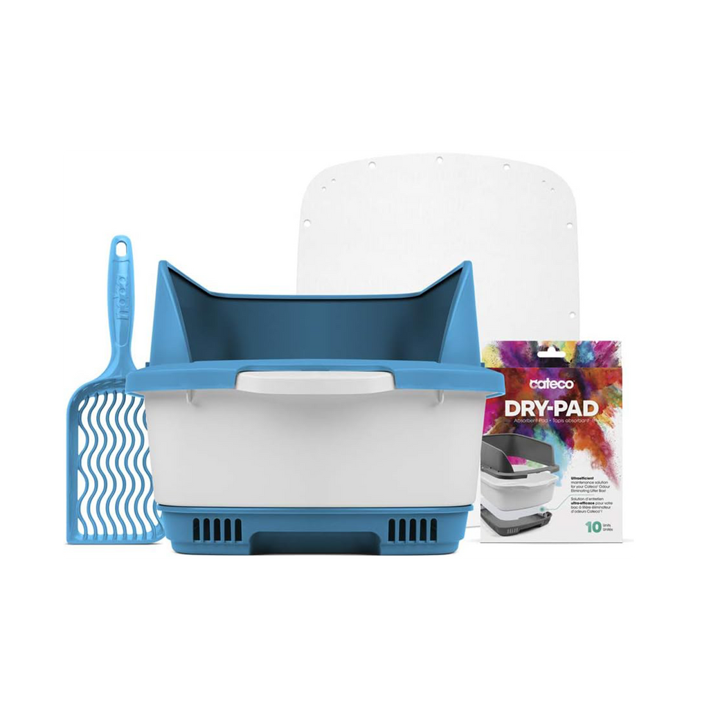 Cateco Odour-Eliminating Litter Box Starter Kit Fresh & Clean