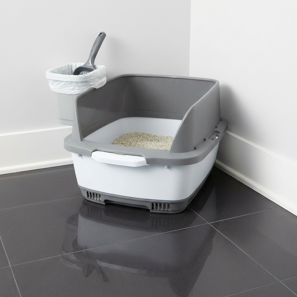 Cateco Odour-Eliminating Litter Box Starter Kit Fresh & Clean
