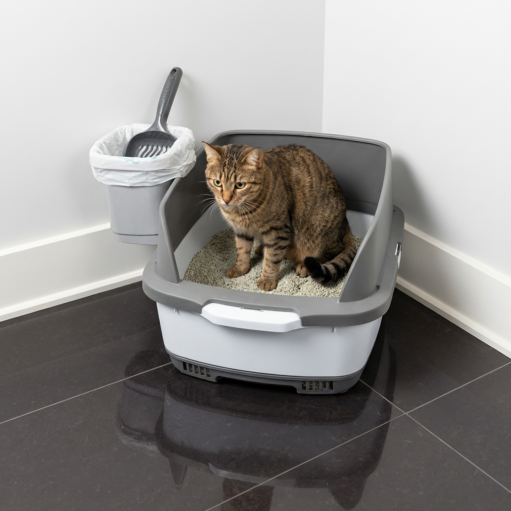 Cateco Odour-Eliminating Litter Box Starter Kit Fresh & Clean