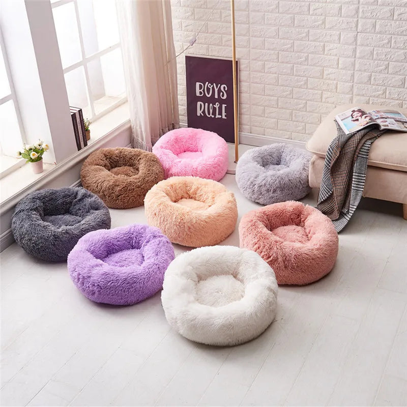 Round Fleece Pet Bed
