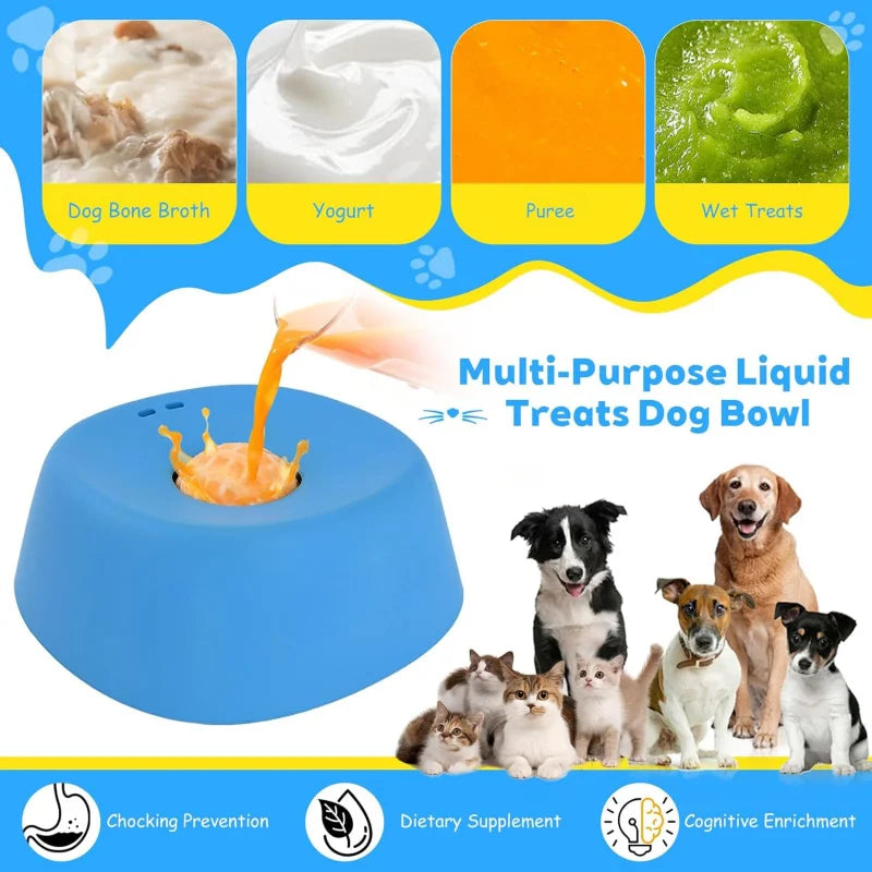 Slow Feeder Lick Bowl for Dogs & Cats