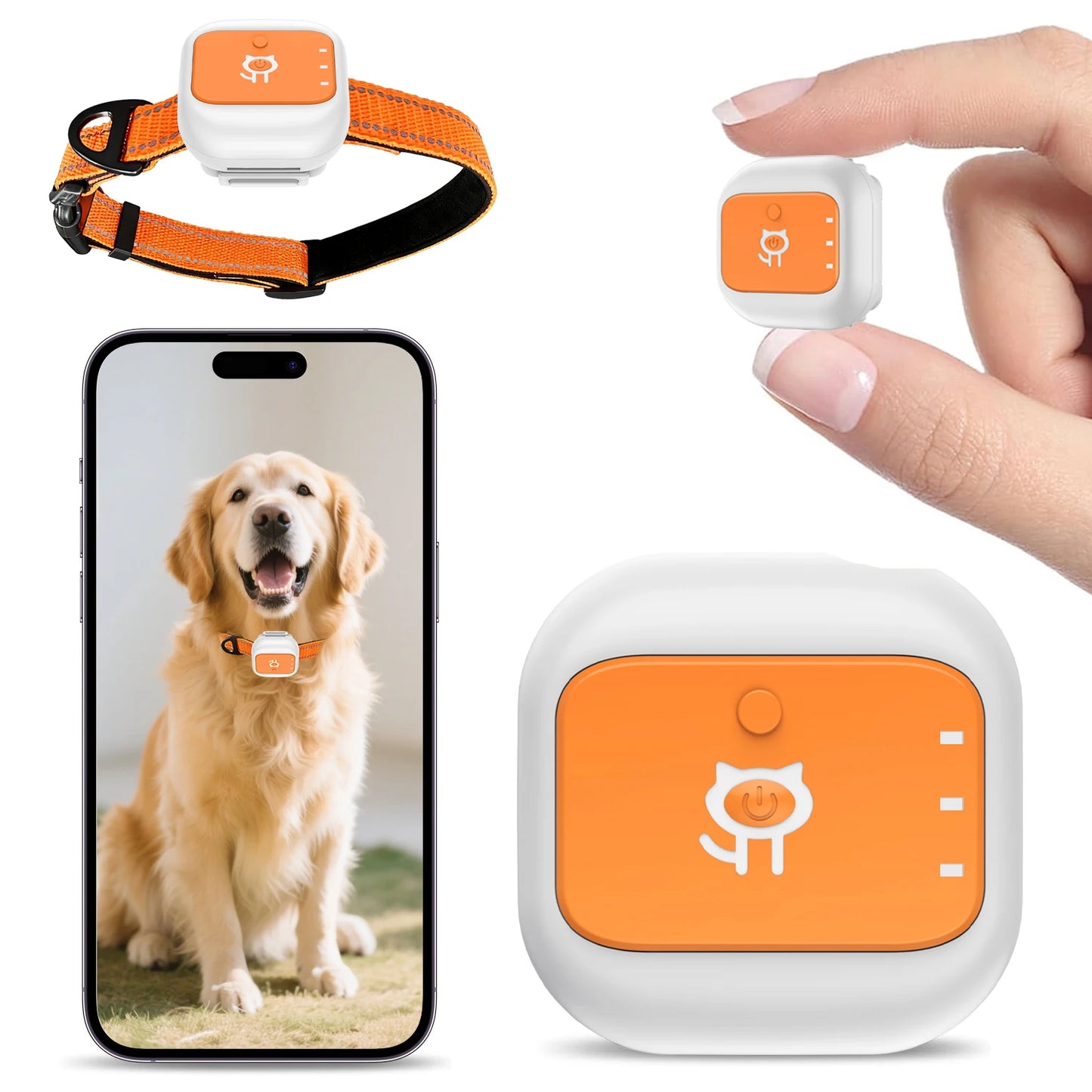 4G GPS Pet Tracking Collar