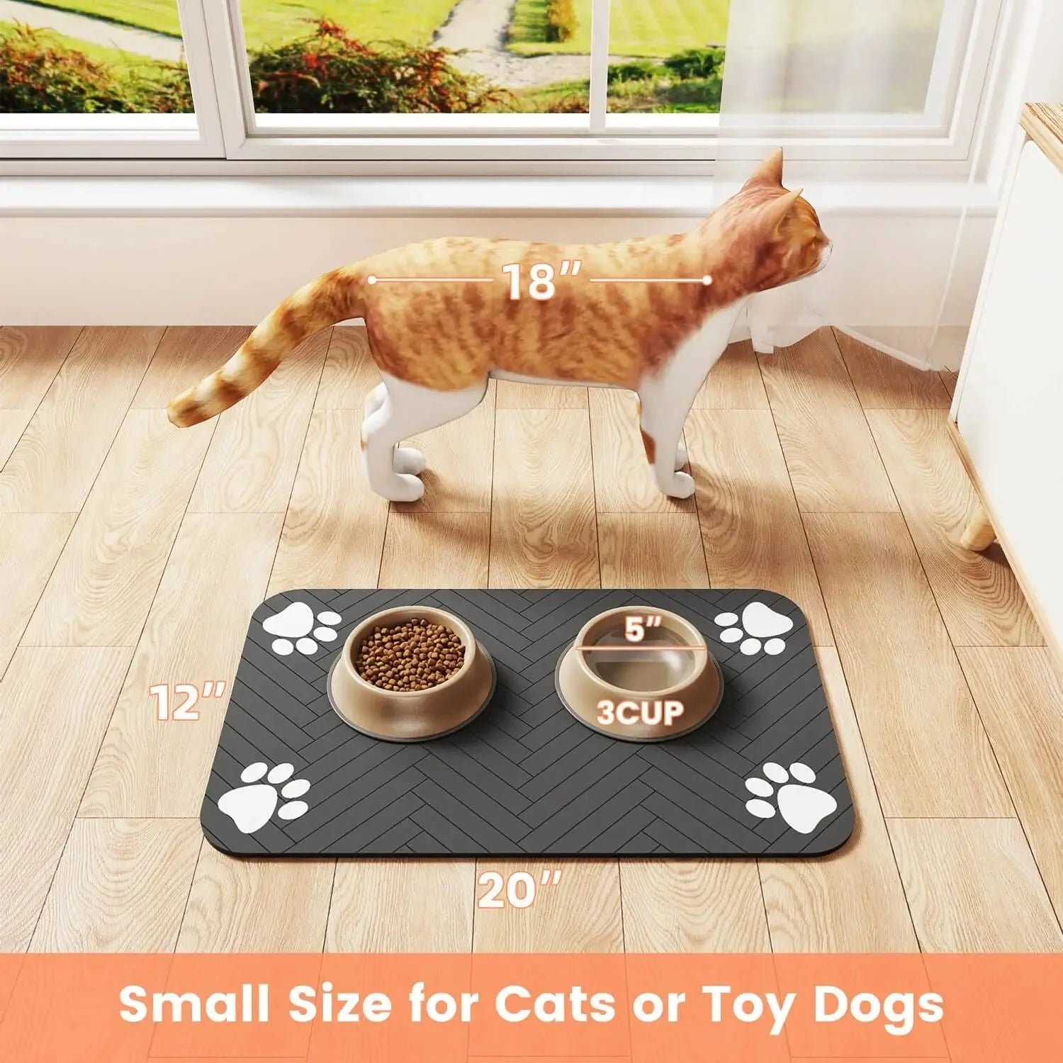 Waterproof Feeding Mat for Dog and Cat
