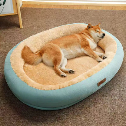 Cozy Plush Dog Bed