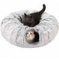 2-in-1 Plush Cat Tunnel Nest