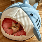 Enclosed Shark Cat Nest
