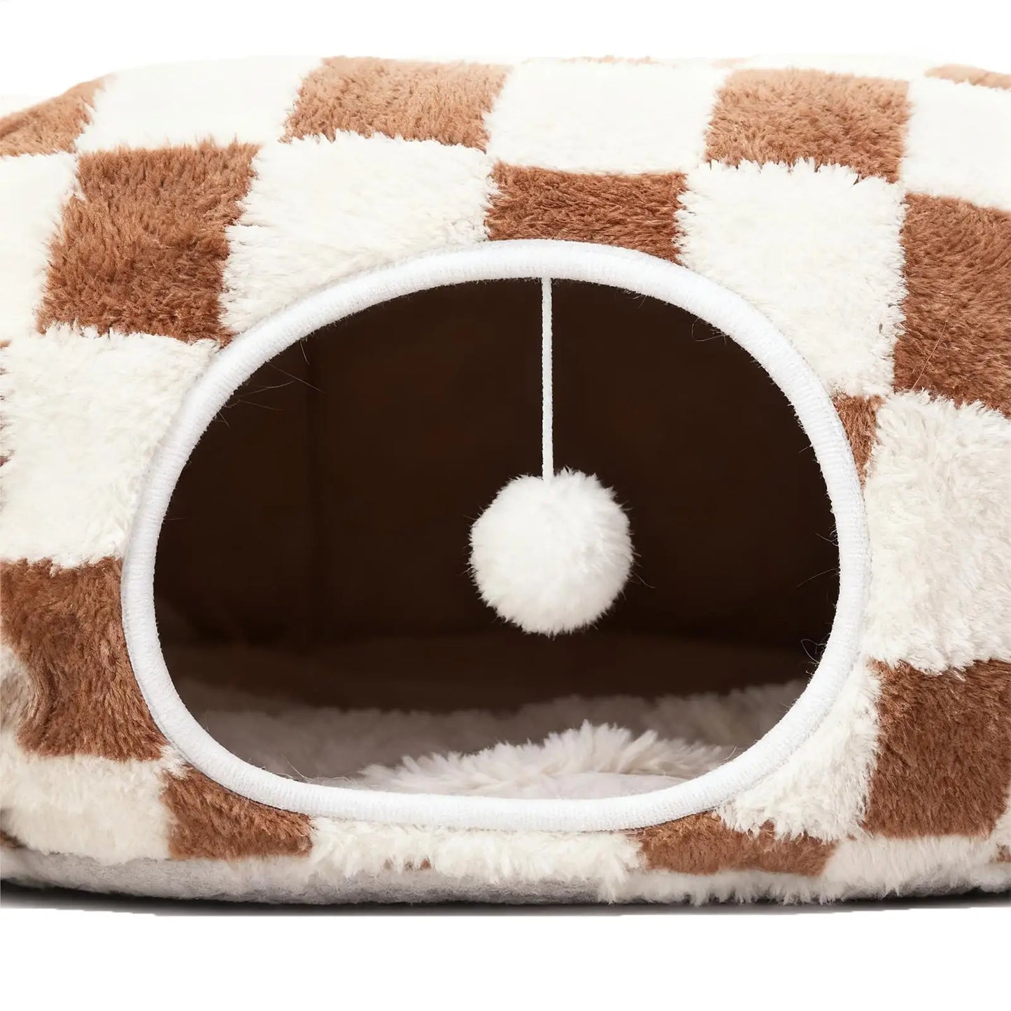 Cat Tunnel Bed with Interactive Ball
