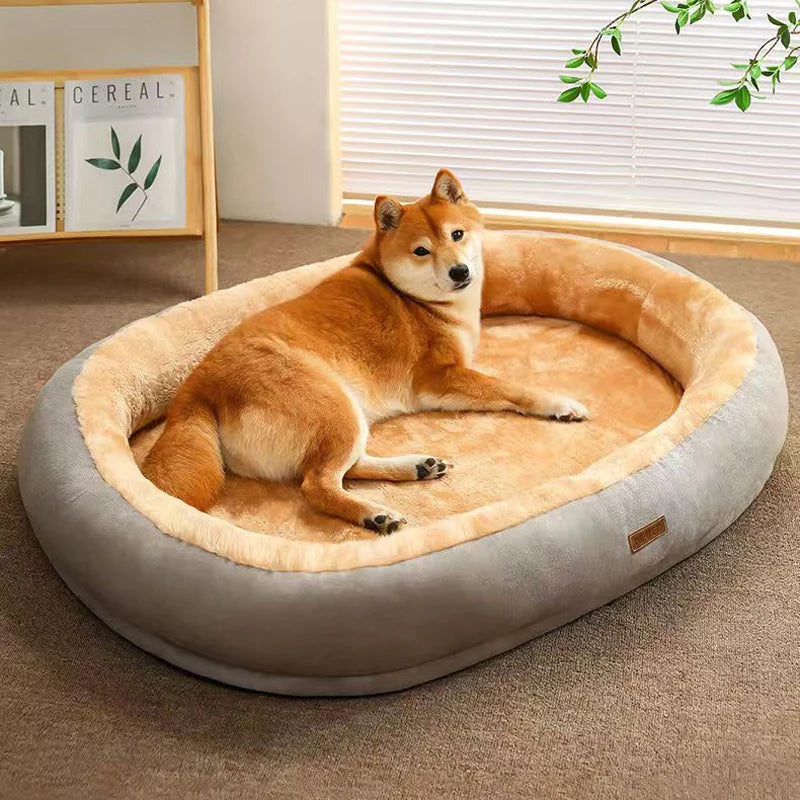 Cozy Plush Dog Bed