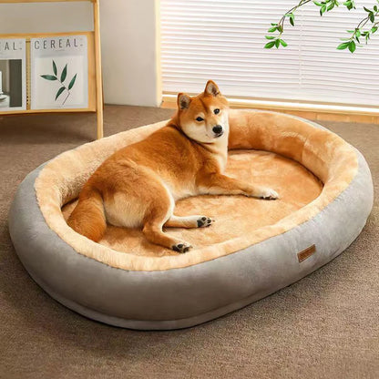 Cozy Plush Dog Bed