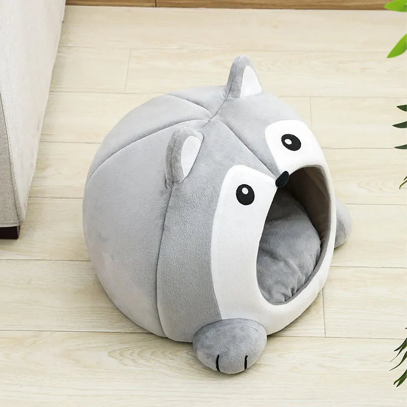 Soft Plush Cat Sofa Bed