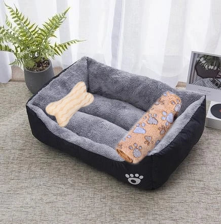 Cozy Plush Dog Bed