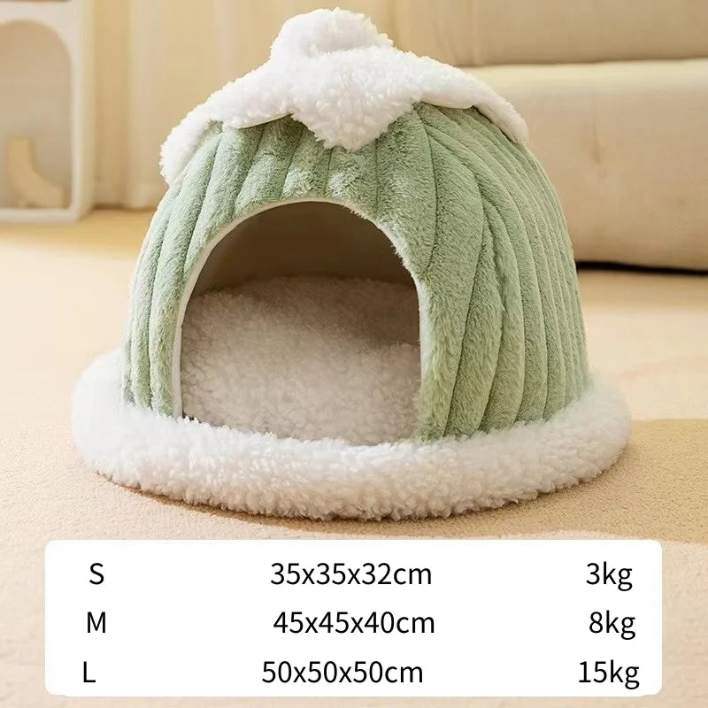 Semi-Enclosed Pet Cave House