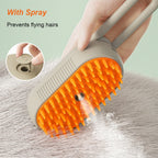 3-in-1 Steam Pet Grooming Brush