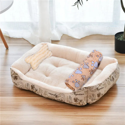 Cozy Plush Dog Bed