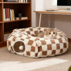 Cat Tunnel Bed with Interactive Ball