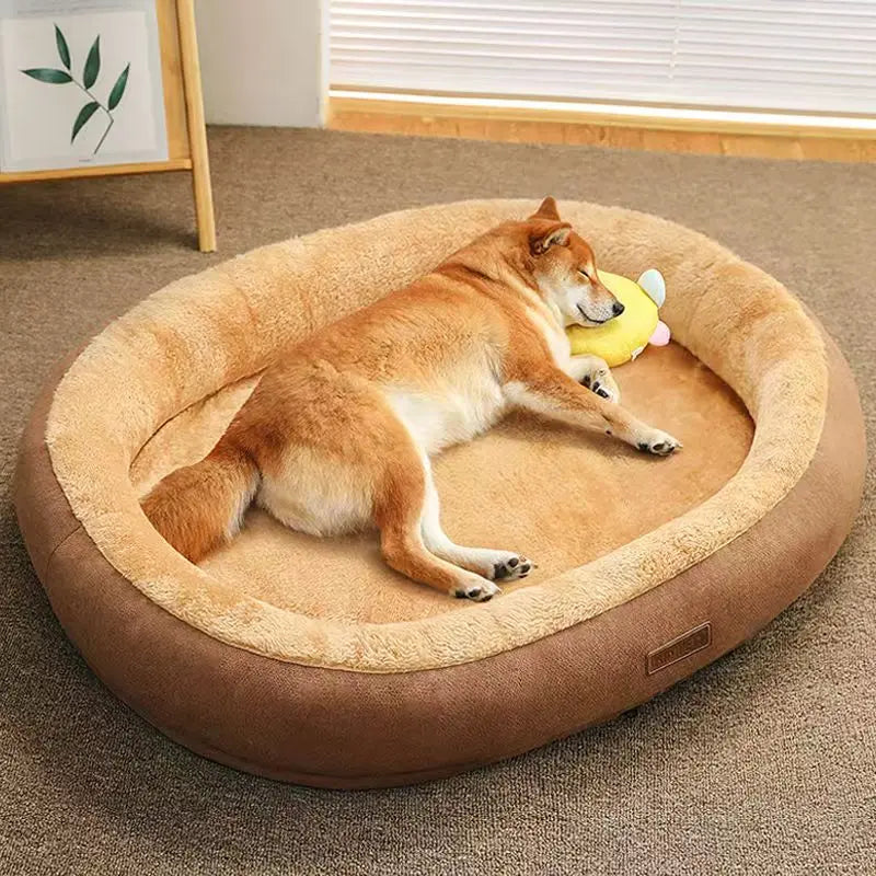 Cozy Plush Dog Bed