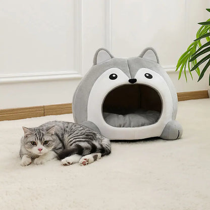 Soft Plush Cat Sofa Bed