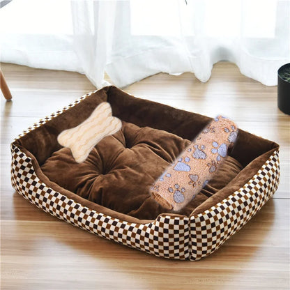 Cozy Plush Dog Bed