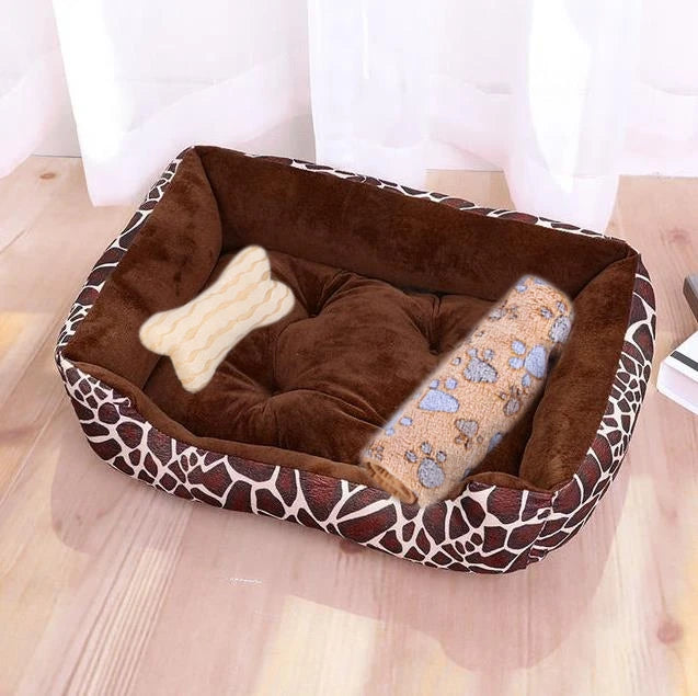 Cozy Plush Dog Bed