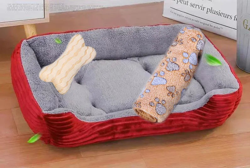 Cozy Plush Dog Bed