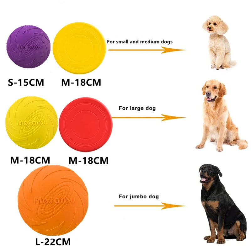 Dog Flying Disc Toy Rubber