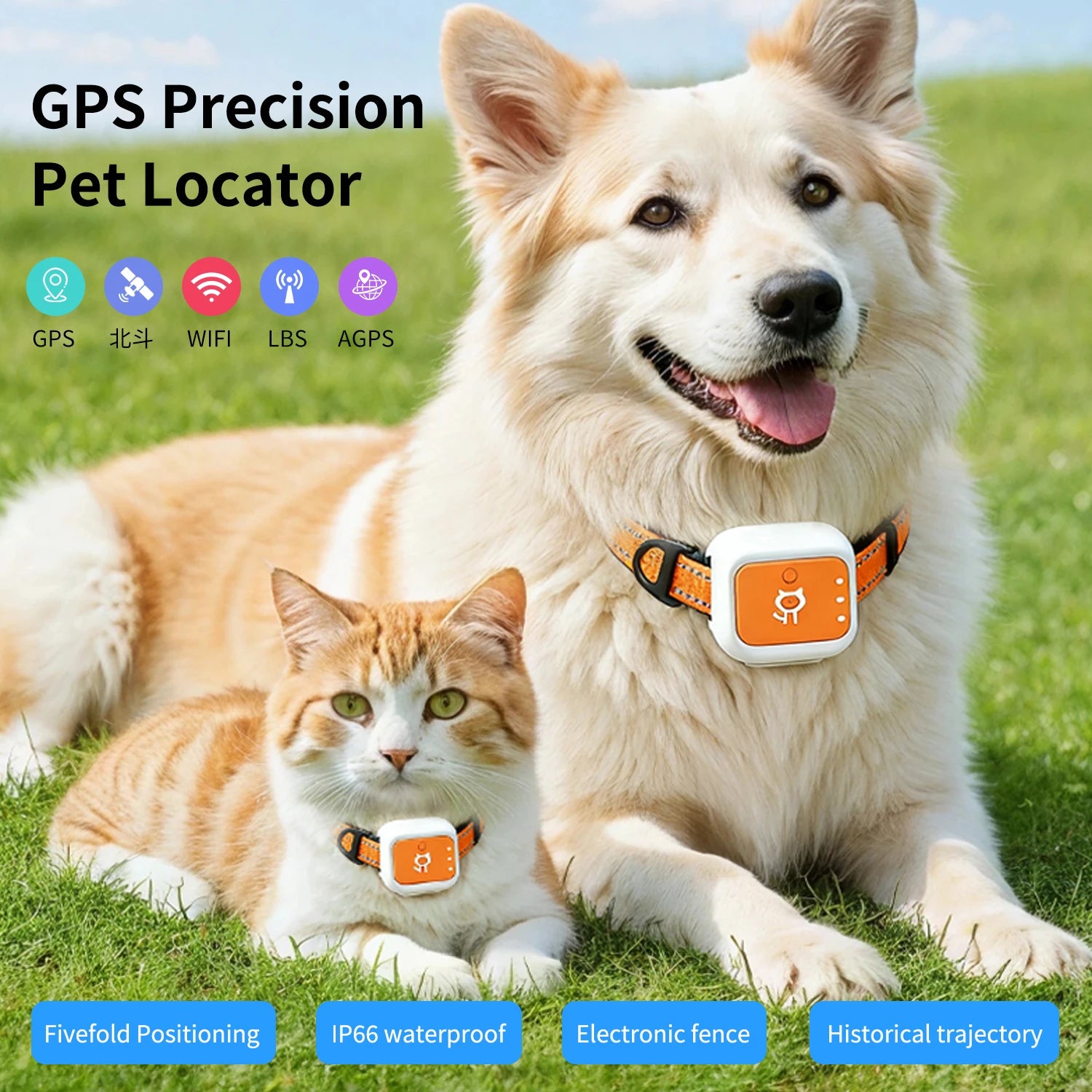 4G GPS Pet Tracking Collar