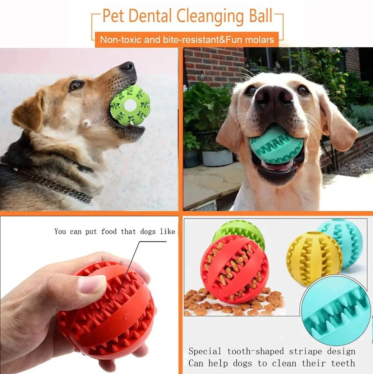 Soft chewing ball for food
