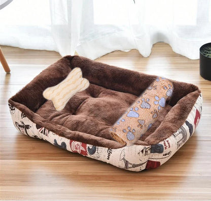 Cozy Plush Dog Bed