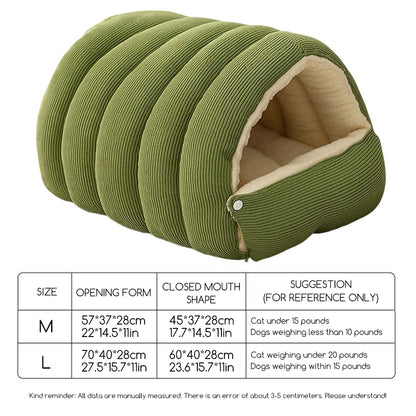 Removable Cave Pet Bed