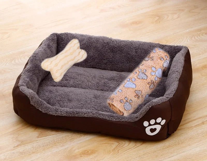 Cozy Plush Dog Bed