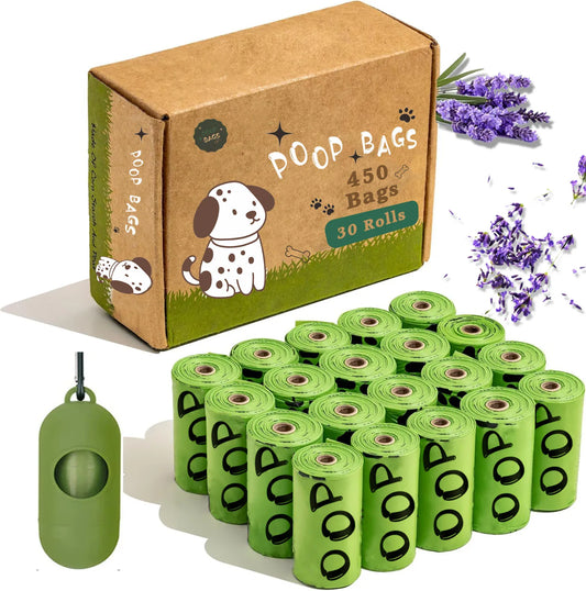 Biodegradable Dog Poop Bags  With Dispenser