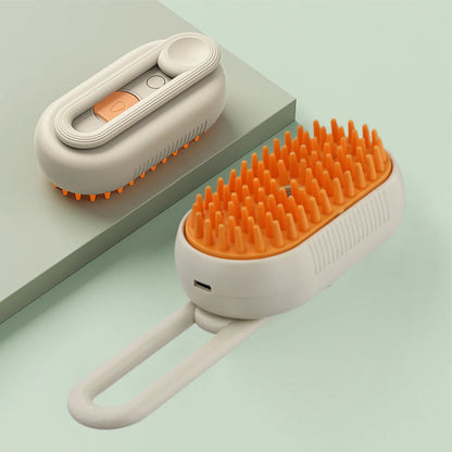 3-in-1 Steam Pet Grooming Brush