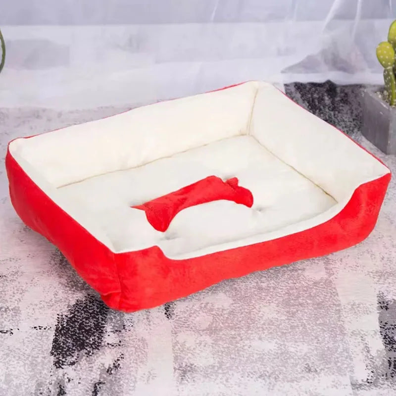 Cozy Plush Dog Bed