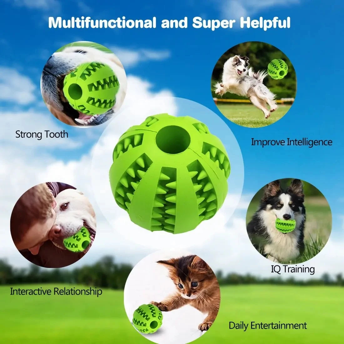 Soft chewing ball for food